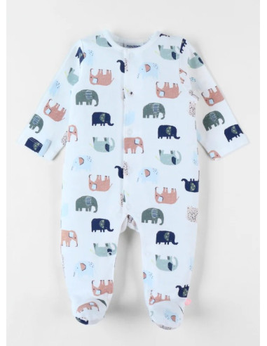 Pyjama Dors bien en jersey AOP -...
