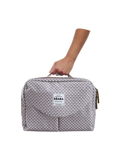 Sac Genève II - Play Print Grey/Coral