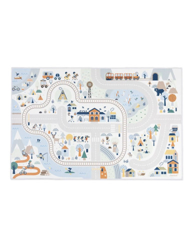 Tapis avec circuit Vallée blanche -...