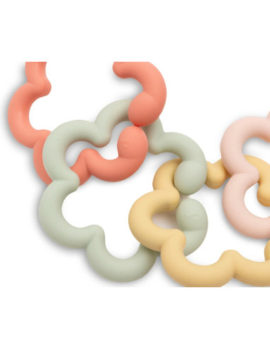 Jeu d'anneaux en silicone - Flowers