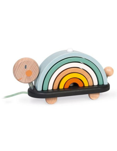 Tortue arc en ciel bois - Sweet Cocoon