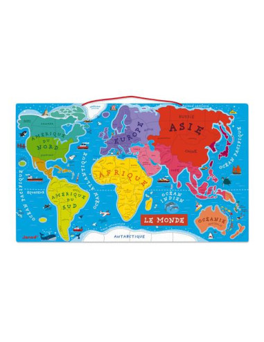 Puzzle Monde Magnétique - Version...