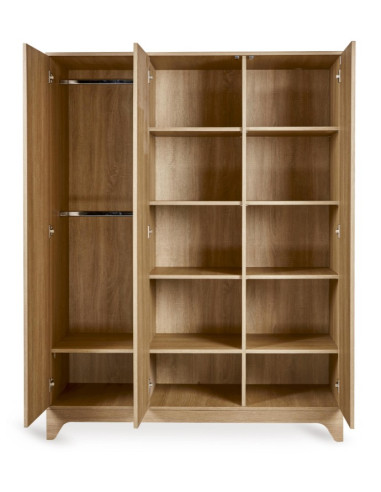 Garde-robe 3 portes - Tsugi Natural Ash