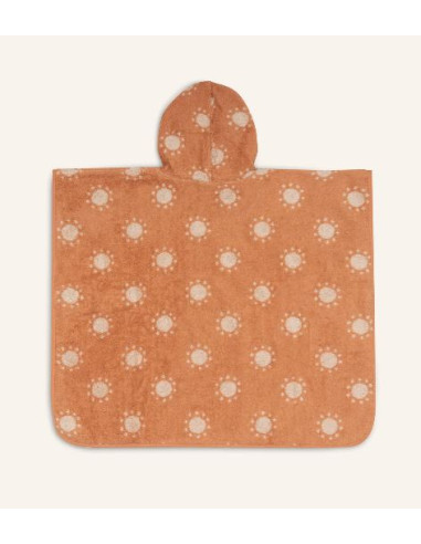 Poncho de bain réversible Jacquard -...