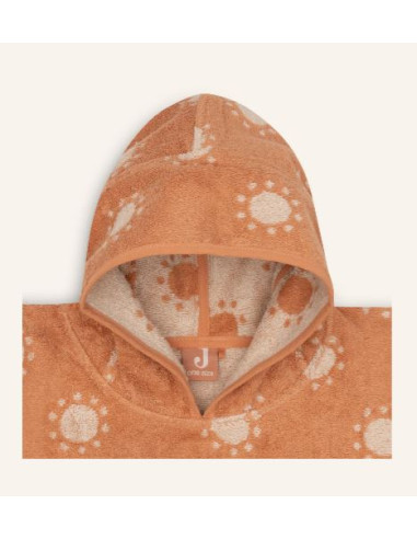 Poncho de bain réversible Jacquard -...