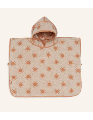 Poncho de bain réversible Jacquard -...