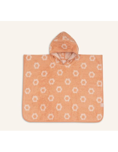 Poncho de bain réversible Jacquard -...