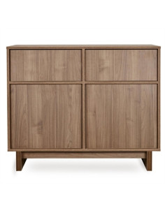Commode 2 tiroirs - Kyo Walnut