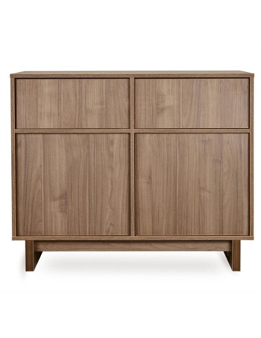 Commode 2 tiroirs - Kyo Walnut