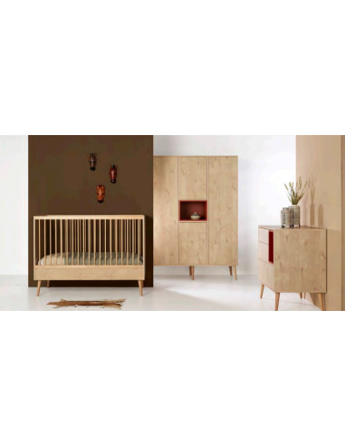 Chambre bébé 3 pcs lit 70x140...