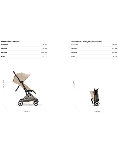 Poussette Cybex Orfeo - Candy Pink...