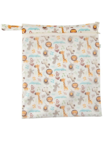 Sac à couches avec zip Polyester et...