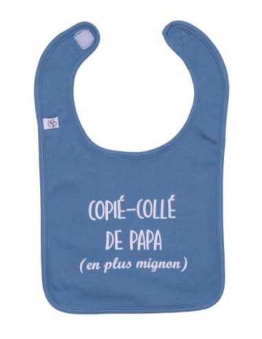 Bavoir phrase Copié-collé de Papa (en...