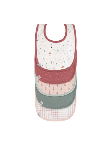 Bavoir imperméable coton bio 5pcs -...