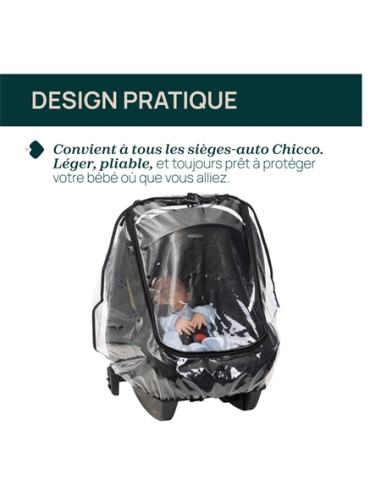 Habillage pluie Chicco - Siège coque 
