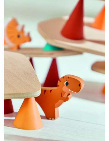 Jeu d'équilibre bois - Piks Dino