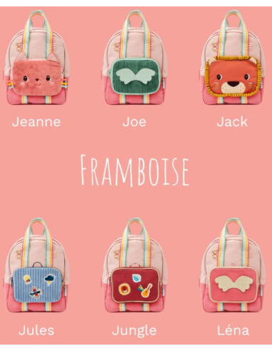 Sac à dos Mix & Match - Framboise