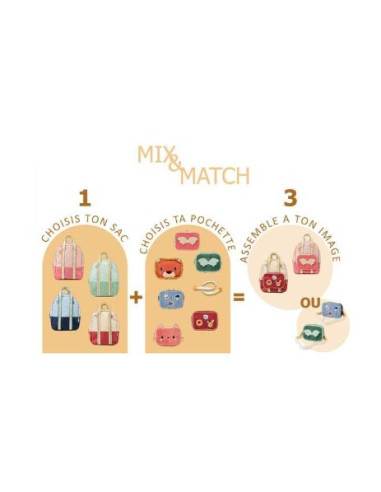 Pochette avec sangles Mix & Match -...
