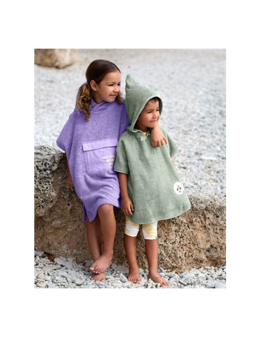 Poncho de bain éponge - Green