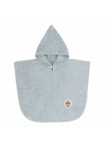 Poncho de bain éponge - Illusion Blue