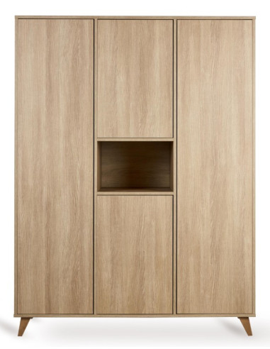 Garde-robe 3 portes - Loft Honey Ash
