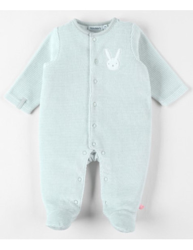 Pyjama Dors-bien en velours rayé...