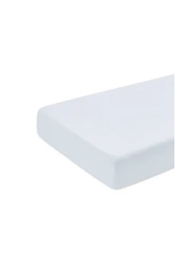 Drap housse parc jersey 75x95 - Glacier