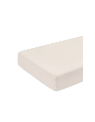 Drap housse parc jersey 75x95 - Sesame