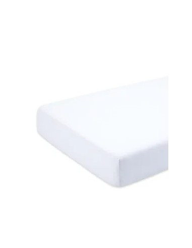 Drap housse parc jersey 75x95 - Blanc