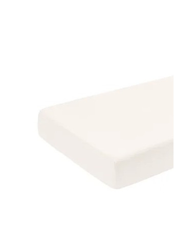 Drap housse parc jersey 75x95 - Ecru