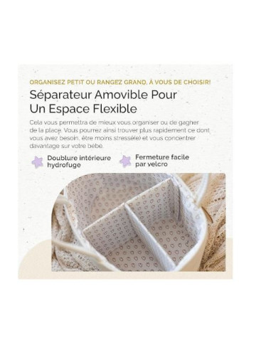 Panier organisateur pour couches - Brick