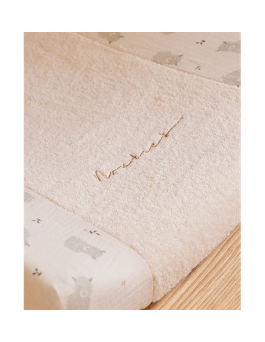 Housse matelas à langer éponge -...