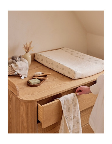 Housse matelas à langer éponge -...