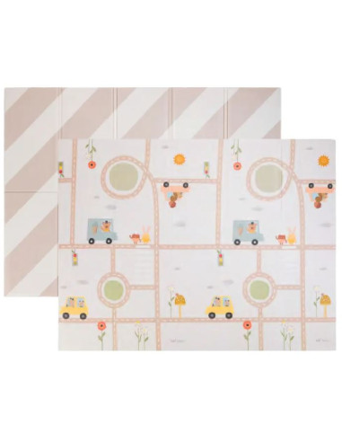 Grand tapis pliable réversible -...