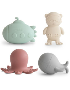 Set de 4 jouets de bain -...