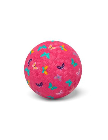 Balle en caoutchouc 13cm - Papillons