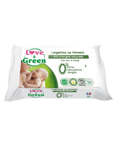 Love & Green Lingettes x56...