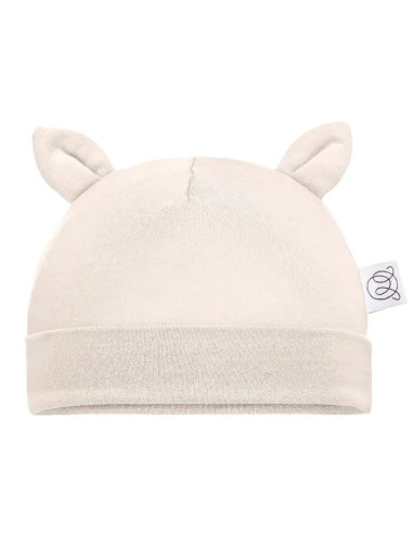 Bonnet bébé en bambou 1-6M - Beige