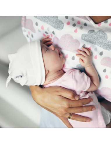 Bonnet bébé en bambou 1-6M - Beige