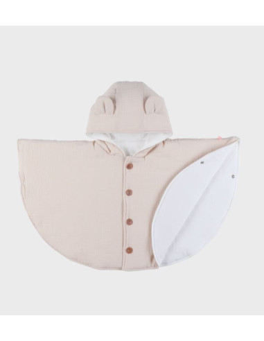 Poncho de voyage Mousseline de Coton...
