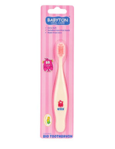 Brosse à dents bio - Rose...