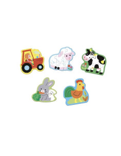 5 Puzzles évolutifs - La Ferme