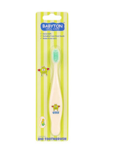 Brosse à dents bio - Verte...