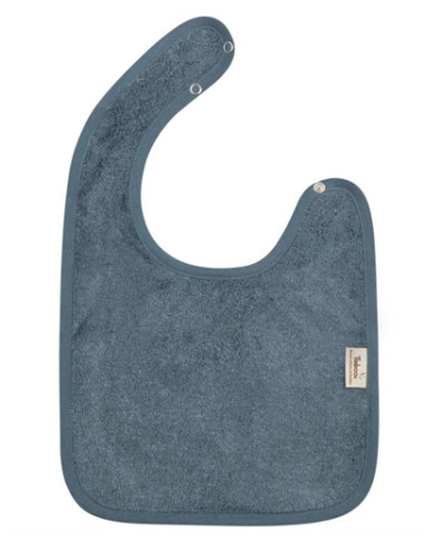 Bavoir en bambou 26x38cm - Marin
