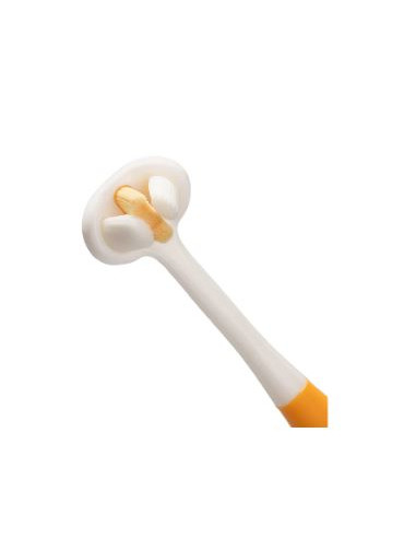 Brosse à dents 3 faces  - Orange Lupy