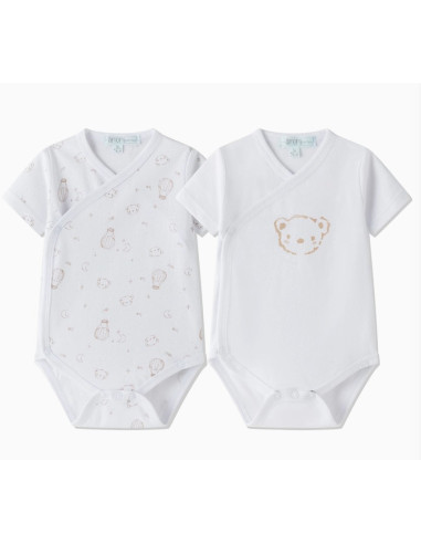 Bodies croisés MC (2pces) - Ourson...
