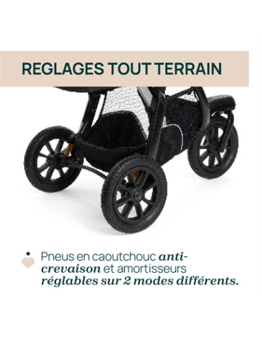 Poussette Chicco Activ3+ - Nut