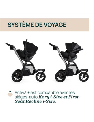 Poussette Chicco Activ3+ - Nut