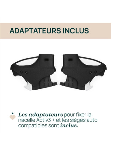 Poussette Chicco Activ3+ - Nut
