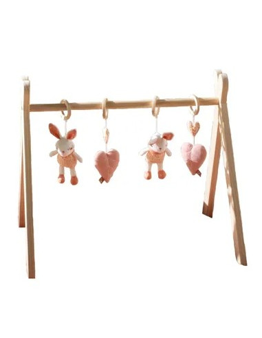 Arche d'éveil bois avec 4 jouets - Esmée
